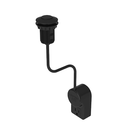 Newport Brass Air Activated Disposer Switch in Flat Black 111-56